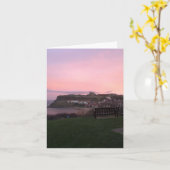 Whitby Sunset Kaart (Gele Bloem)