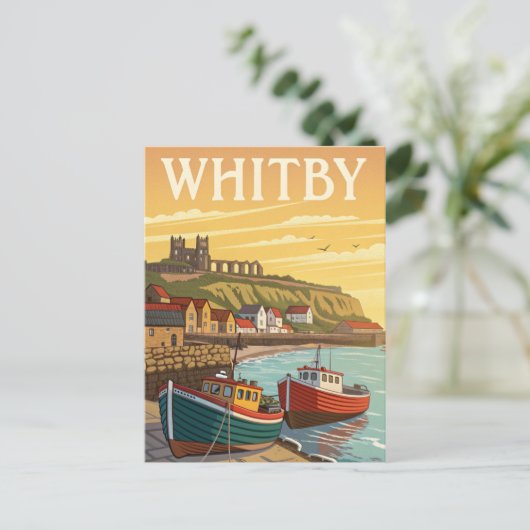 Whitby Travel Briefkaart (Staand voorkant)