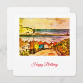 Whitby Yorkshire 199 Stappen originele Birthday-ka (Voorkant / Achterkant)