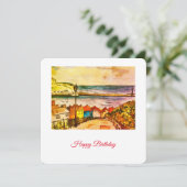 Whitby Yorkshire 199 Stappen originele Birthday-ka (Staand voorkant)