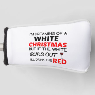 WHITCHRISTMAS RED WINE GOLFHEADCOVER