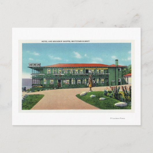 Whitcomb Summit Hotel en Souvenir Shoppe Uitzicht Briefkaart (Voorkant)
