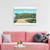 Whitcomb Summit Hotel en Souvenir Shoppe Uitzicht Canvas Afdruk (Insitu (Woonkamer))