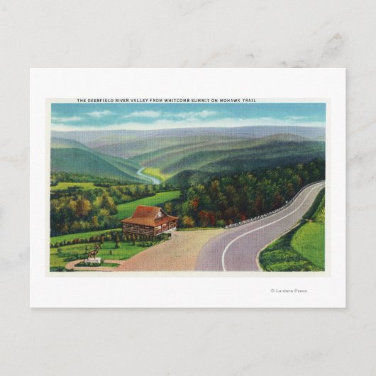 Whitcomb-top van Deerfield River Valley Briefkaart (Voorkant)