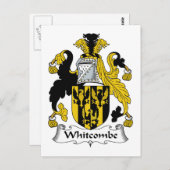Whitcombe Family Crest Briefkaart (Voorkant / Achterkant)