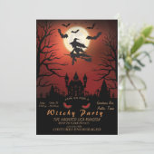 Whitcy Night Party Planner uitnodiging (Staand voorkant)