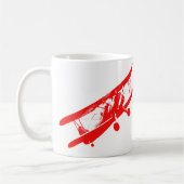 White 11 oz Classic Mok  vliegtuigdecor (Links)