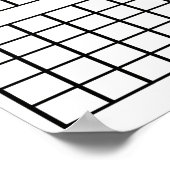 White  3 Month Calendar Poster (Hoek)