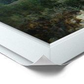 White 3-pane-vensterverlichting Land en bergen Poster (Hoek)