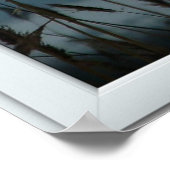 White 3-puit-ruitenlampkoppel bij vogels poster (Hoek)