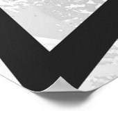 White 40 Decade Birthday Poster (Hoek)