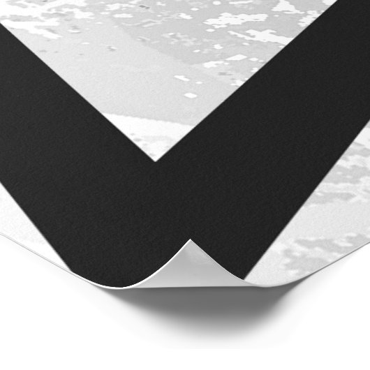 White 40 Decade Birthday Poster (Hoek)