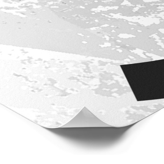 White 50 decade Birthdday Poster (Hoek)