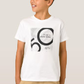 White 50 decade Birthdday T-shirt (Voorkant)