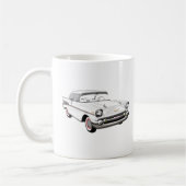 White '57 Shoebox Koffiemok (Links)