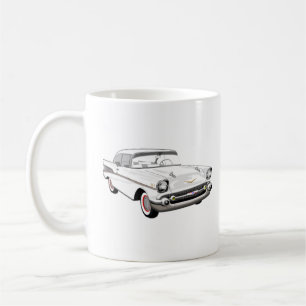 White '57 Shoebox Koffiemok