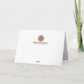 White 60 decade Birthday Kaart (Achterkant)