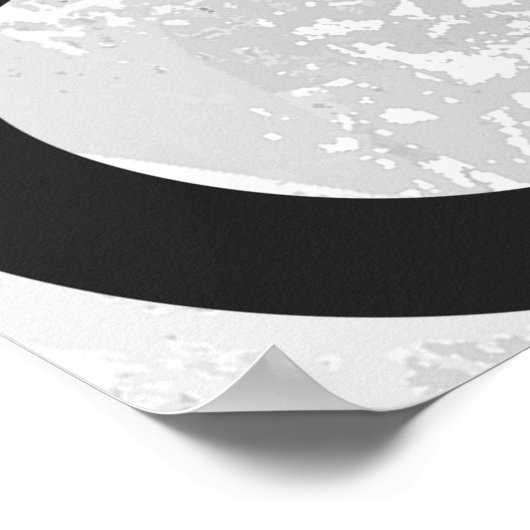 White 60 decade Birthday Poster (Hoek)