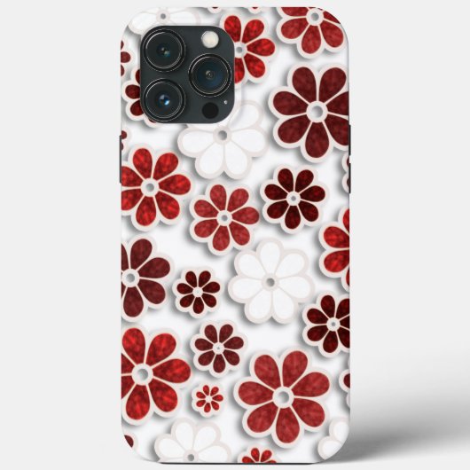 White 60s Hippie iPhone | 60s Hippie iPhone 13 Case-Mate iPhone Case (Achterkant)