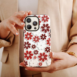 White 60s Hippie iPhone | 60s Hippie iPhone 13 Case-Mate iPhone Case
