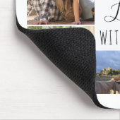 White 7 Photo Collage | Leven met jou houden Muismat (Hoek)