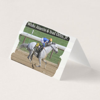White Abarrio en Irad Ortiz, Jr. - notitiekaart Kaart