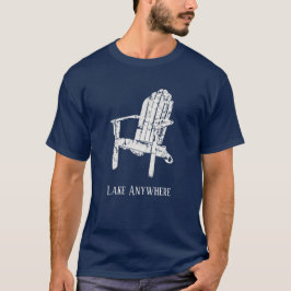 White Adirondack-stoel Persoonlijk Souvenir T-shirt