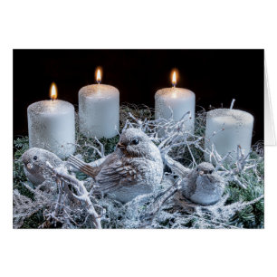 White Advent Wreath