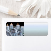 White Advent Wreath Etiket (Insitu)