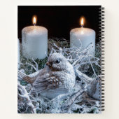 White Advent Wreath Notitieboek (Achterkant)