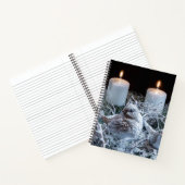 White Advent Wreath Notitieboek (Binnen)