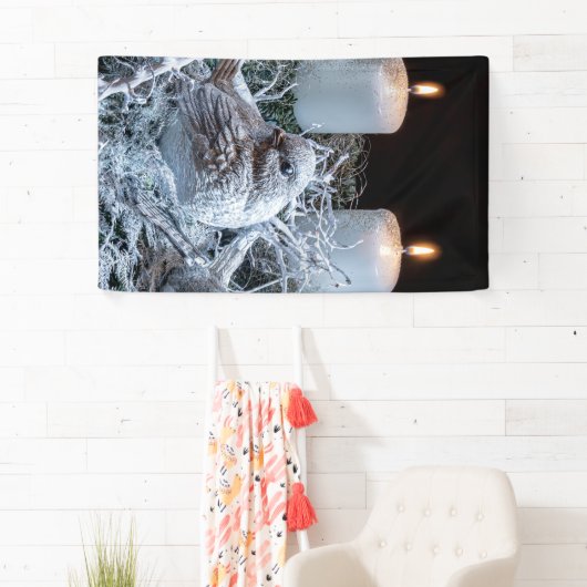 White Advent Wreath Spandoek (Insitu)