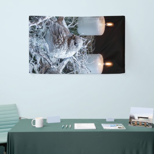 White Advent Wreath Spandoek (Beurs)