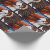 White Afghan Hound Cadeaupapier (Hoek)