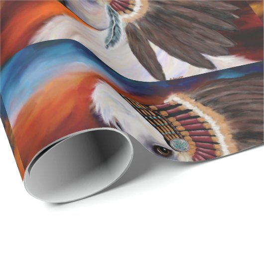 White Afghan Hound Cadeaupapier (Rol Hoek)