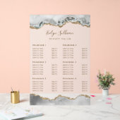 White Agaat prijslijst Acryl Bord (Huwelijk)