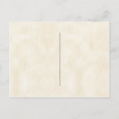 White Aganisia Orchid Botanical Briefkaart (Achterkant)