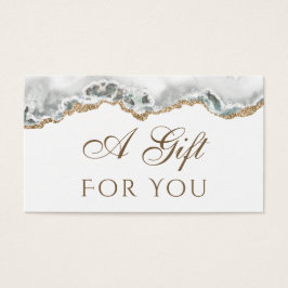 White Agate Gift Kaart