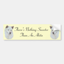 White akita-portret met originele hondenslogan