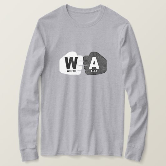 White Ally Sweatshirt (Design voorkant)