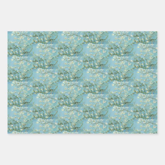 White almond blossom by Vincent Van Gogh Inpakpapier Vel (Voorkant 3)