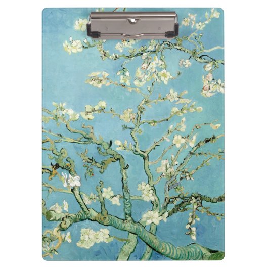 White almond blossom by Vincent Van Gogh Klembord (Voorkant)