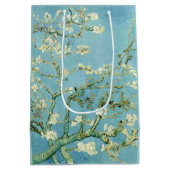 White almond blossom by Vincent Van Gogh Medium Cadeauzakje (Achterkant)