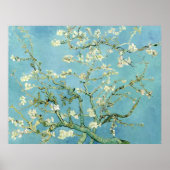 White almond blossom by Vincent Van Gogh Poster (Voorkant)