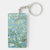 White almond blossom by Vincent Van Gogh Sleutelhanger (achterkant)