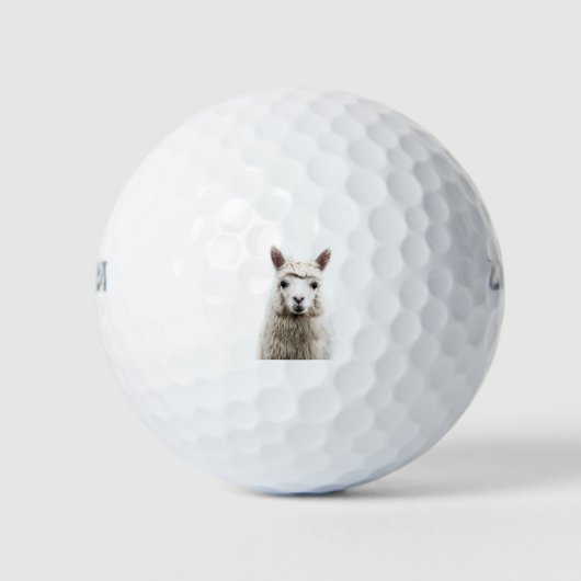 White Alpaca Golfballen (Voorkant)