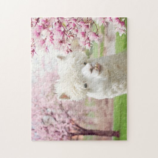 White Alpaca Legpuzzel (Verticaal)