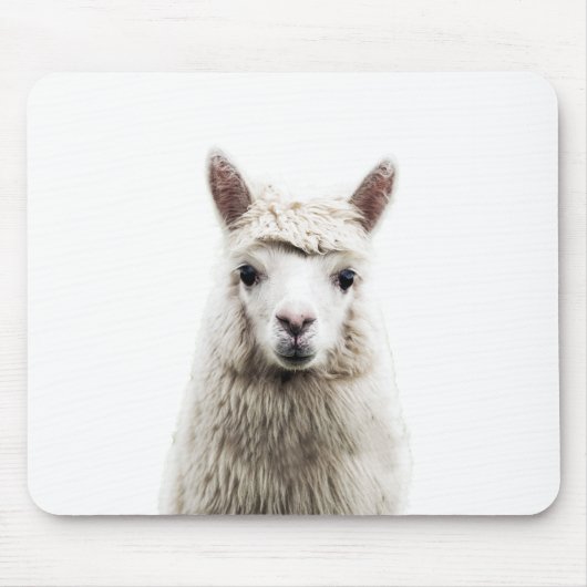 White Alpaca Muismat (Voorkant)