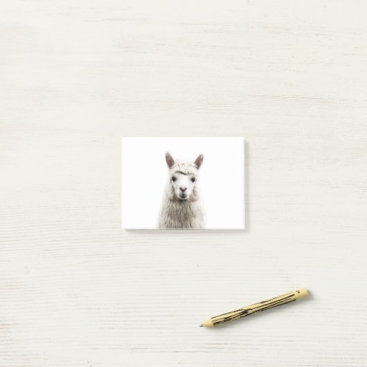 White Alpaca Post-it® Notes (Op bureau)