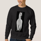 White Alpaca Sweatshirt (Voorkant)